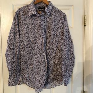 Nick Graham Purple & White Button Up